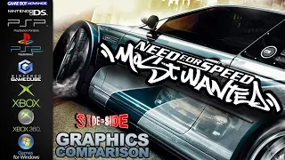 Need for Speed Most Wanted | Graphics Comparison | ( PS2, Gamecube, Xbox, 360, PC, GBA, NDS, PSP )