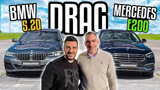 BMW 520 vs Mercedes E200 Drag Yarışı!  | w/Ferhat Albayrak