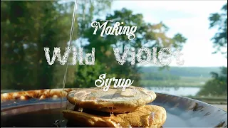 Making Wild Violet Syrup // Recipe