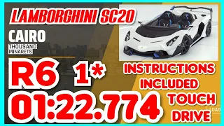 Asphalt 9 - Lamborghini SC20 Grand Prix Round 6 - 01:22.774 1⭐ Touchdrive Instructions