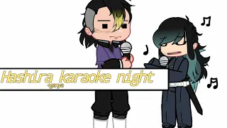 Hashira karaoke night (With genya)|| sanegiyuu, obamitsu