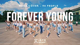 [K-POP IN PUBLIC | ONE TAKE]  BLACKPINK-'Forever Young' MEGA COVER 94 students of JAYU Dance Company