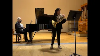 R. Glière - Horn concerto Op.91, I Mov. Maria Elisa Aricò