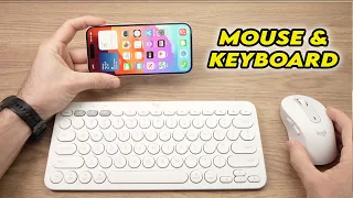 How to use a Keyboard & Mouse on iPhone 15/ Pro / Plus