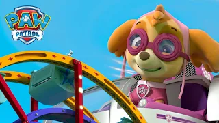 Skye sauve un lapin au sommet d'une grande roue et plus! - PAW Patrol dessins animés pour enfants