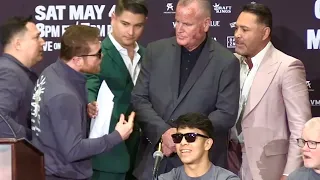 “You took STEROIDS”— Canelo Alvarez BRAWL with Oscar Dela Hoya Nearly BREAKS OUT • Final PRESS Conf