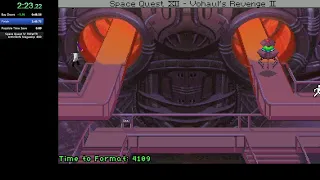 Space Quest IV: Roger Wilco and the Time Rippers (Any%) in 2:45.70 (former WR)