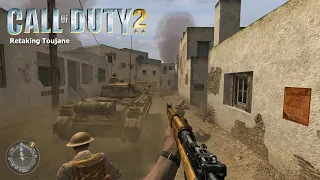 Call of Duty 2 Campaign Gameplay - Retaking Toujane