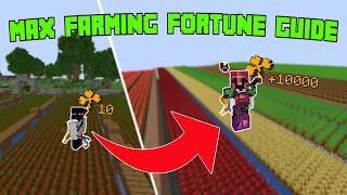 What is the MAX FARMING FORTUNE? | Farming Fortune Guide | Hypixel Skyblock