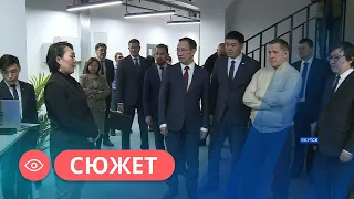 Полпред президента РФ Юрий Трутнев посетил креативный кластер «Квартал труда» в Якутске