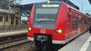 Mit dem ET 424 als S20 mit Vollgas nach Geltendorf