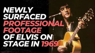 RARE Professional Footage Of Elvis Live In 1969 in Las Vegas!