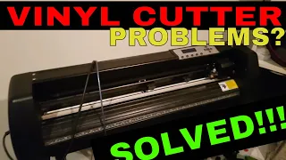 Vinyl cutter troubleshooting: machine scrunching up vinyl