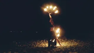 Тайпан feat. Agunda "Луна не знает пути". Fire show, sumner 2021.