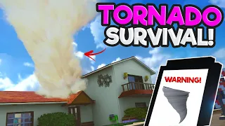 Surviving an F5 TORNADO in an Underground Bunker in Teardown Mods!