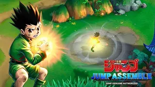 Gon freecss ( Hunter x Hunter ) Gameplay Jump Assemble , Skill Mancing Mania Mantap