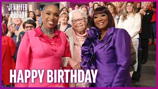 Patti LaBelle Joins Jennifer Hudson As She Sings ‘Happy Birthday’ to 103-Year-Old Audience Member