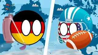 Countryballs Favorite sport | Countryballs Animation