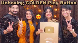 Thank God #goldenplaybutton Unboxing #zidaanshahidaly #youtubecreatorawards