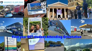 VLOG: COME ATTEND ORIENTATION WEEK WITH ME AS A UCT FIRST YEAR STUDENT| South African YouTuber