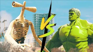 Hulk vs siren head full fight