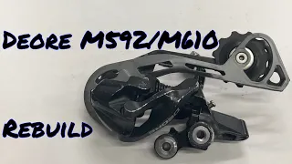 How To Rebuild a Shimano Deore M592/M610 Derailleur