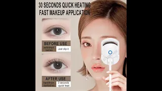 How to use the  USB Rechargeable Electric Heated Eyelash Curler ?Lash Extensions