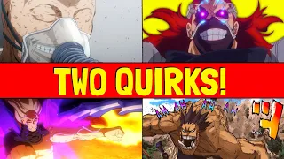 Top 8 STRONGEST Multiple-Quirk users! / My Hero Academia