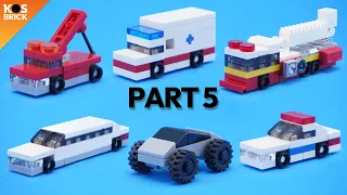 Lego Mini Vehicles City Cars - Part 5 (Tutorial)