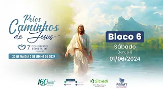 Blocos 6 e 7: Sábado | 7º Congresso Espírita de Mato Grosso