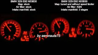 BMW 325i E92 N53B30 218 hp to 272 hp