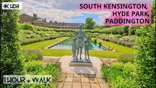 South Kensington to Paddington: Sunny Tourist Walk through Hyde Park & Kensington Palace Gardens