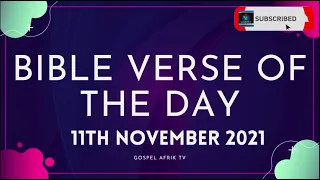 Bible Verse Of The Day 11th November 2021