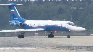 Ту-134УБЛ посадка и взлёт RF-65733