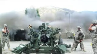 M777 Artillery Engages Taliban With Direct Fire