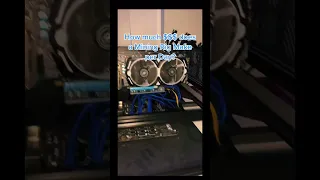 How much $$$ my Crypto Mining Rig makes per day... (Bitcoin & Ethereum Mining)