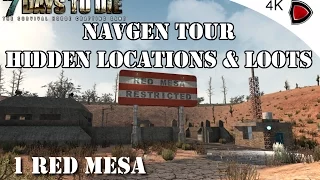 7 Days to Die Alpha 15 NavGen Tour: Hidden Locations & Loot in 4K #1 Red Mesa