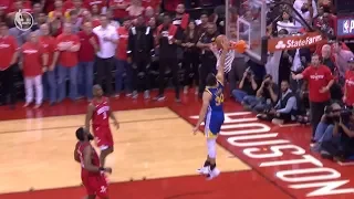 Stephen Curry Embarrasses Himself With Missed Dunk - Game 3 | Warriors vs Rockets