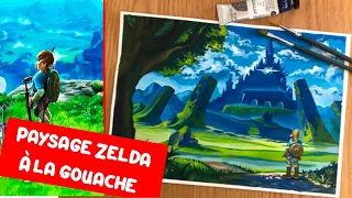 Legend of Zelda Speedpainting Gouache