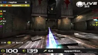 rapha vs apparition_ - Quakecon 2014 Single Elimination Round 1 (Quake Live VOD)
