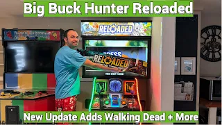 Big Buck Hunter Reloaded New Update - Walking Dead AMC Campaign, Caribou Animal Trek + MiniGames!