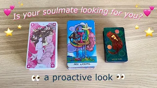 IS YOUR SOULMATE LOOKING FOR YOU? ✨💖👀 PICK A CARD