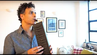 Bach Cello Suite 1 on Wooden Melodica - circular breathing