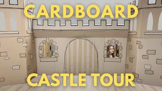 I Built A Cardboard Castle With Secret Tunnels & Drawbridge