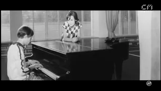 Liviu Tudan - Lacul la pian(fragment) din filmul  "Ultima noapte a copilariei" -  1966