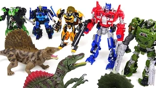 Terrible Dinosaurs attack! Transformers! Help Pororo - DuDuPopTOY