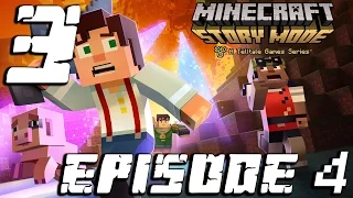 Minecraft: Story Mode Episode 4: A Block and a Hard Place Walkthrough 60FPS HD - Part 3