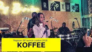 Koffee 'Rapture EP' launch March 2019 London