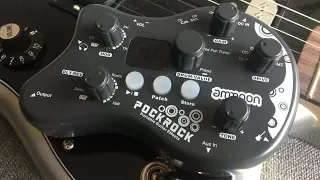 Mini Amp Review Ammoon PockRock Guitar Multi-effects