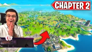 *NEW* Fortnite Chapter 2 Map LIVE REACTION!